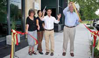 It was a joyous moment when co-owner, Henry Eang, cut the red ribbon signifying the opening.